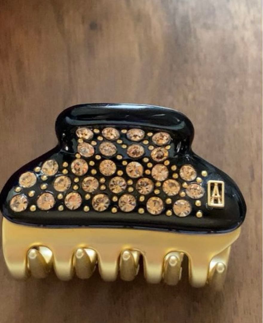 acca ヘアクリップ　S ブラック　ロゴ入り