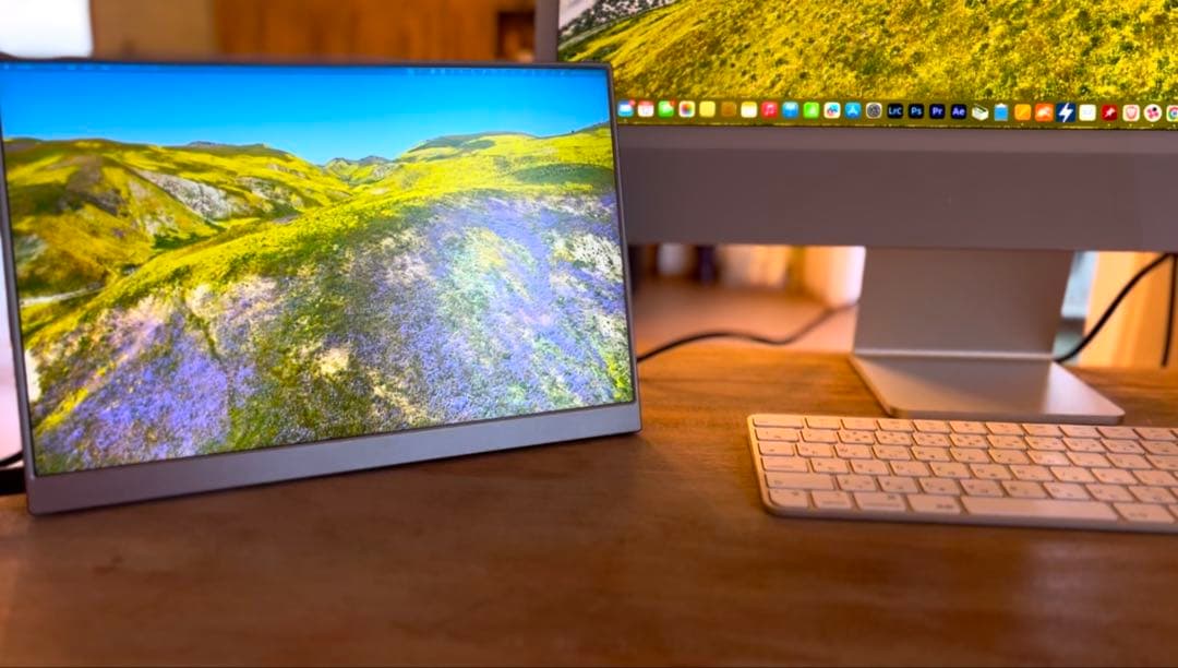 モバイルモニター kksmart 13.5インチ　付属品一部欠品　外箱なし