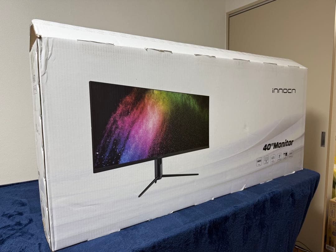 【美品、定価約9万円】innocn 40インチ ワイドモニター
