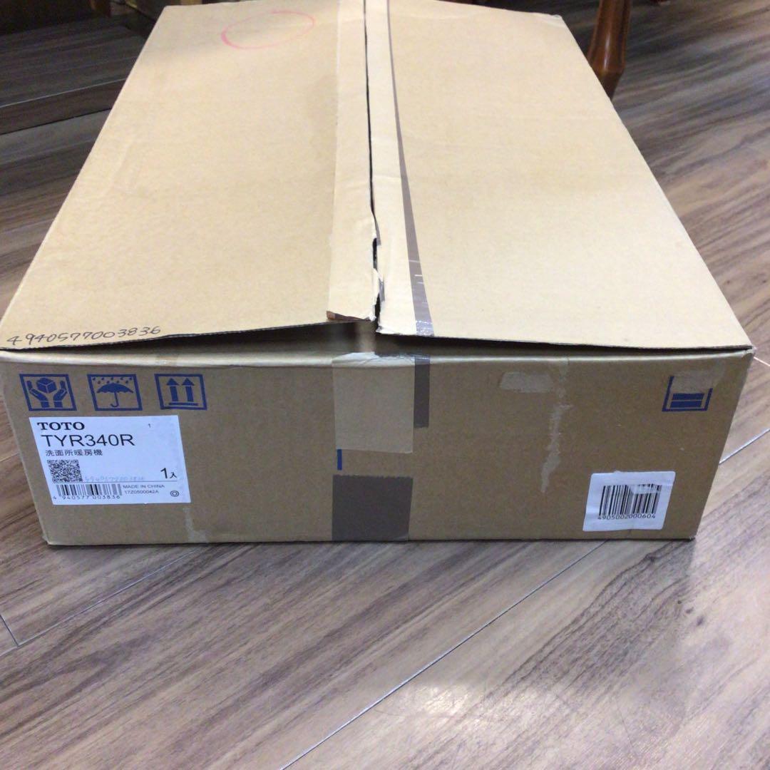 未使用TOTO 洗面所暖房機 TYR340型 100V リモコン付 店頭展示品