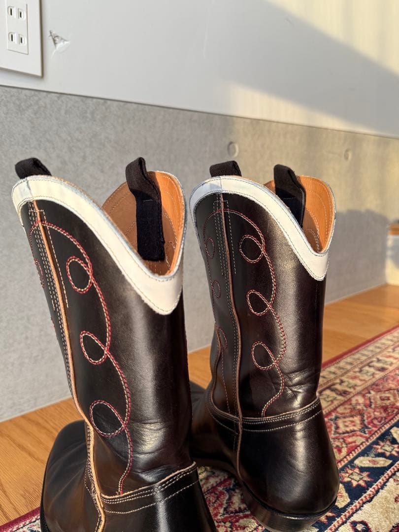 カスタム Cowboy boots CLINCH同楦 茶芯 ホースハイド