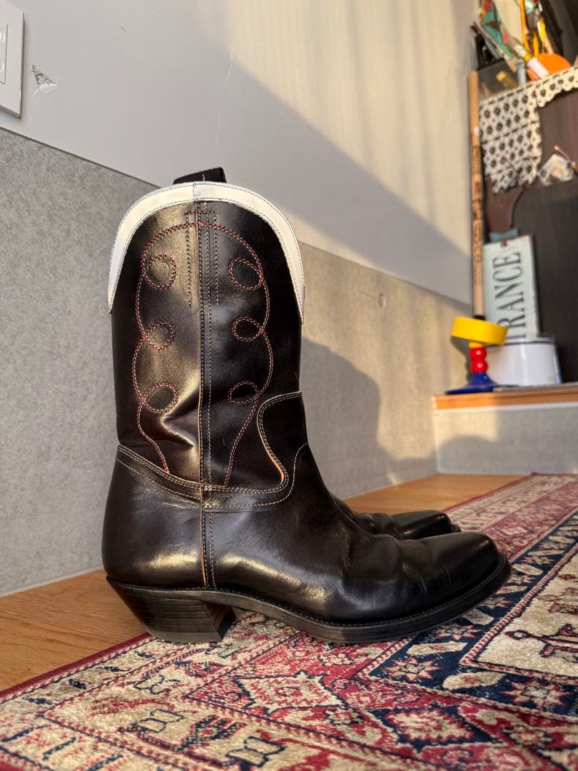 カスタム Cowboy boots CLINCH同楦 茶芯 ホースハイド