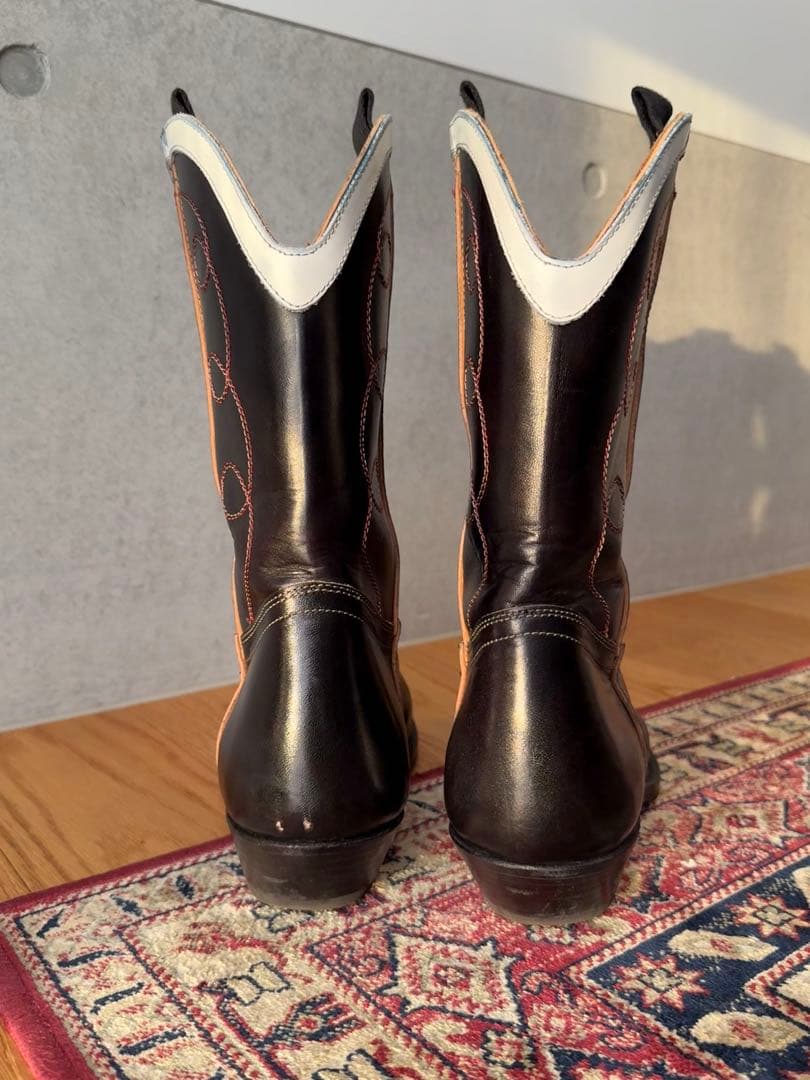 カスタム Cowboy boots CLINCH同楦 茶芯 ホースハイド