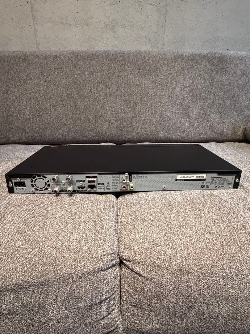 【極美品】【完品】Panasonic DMR-BRW500 ブルーレイレコーダー