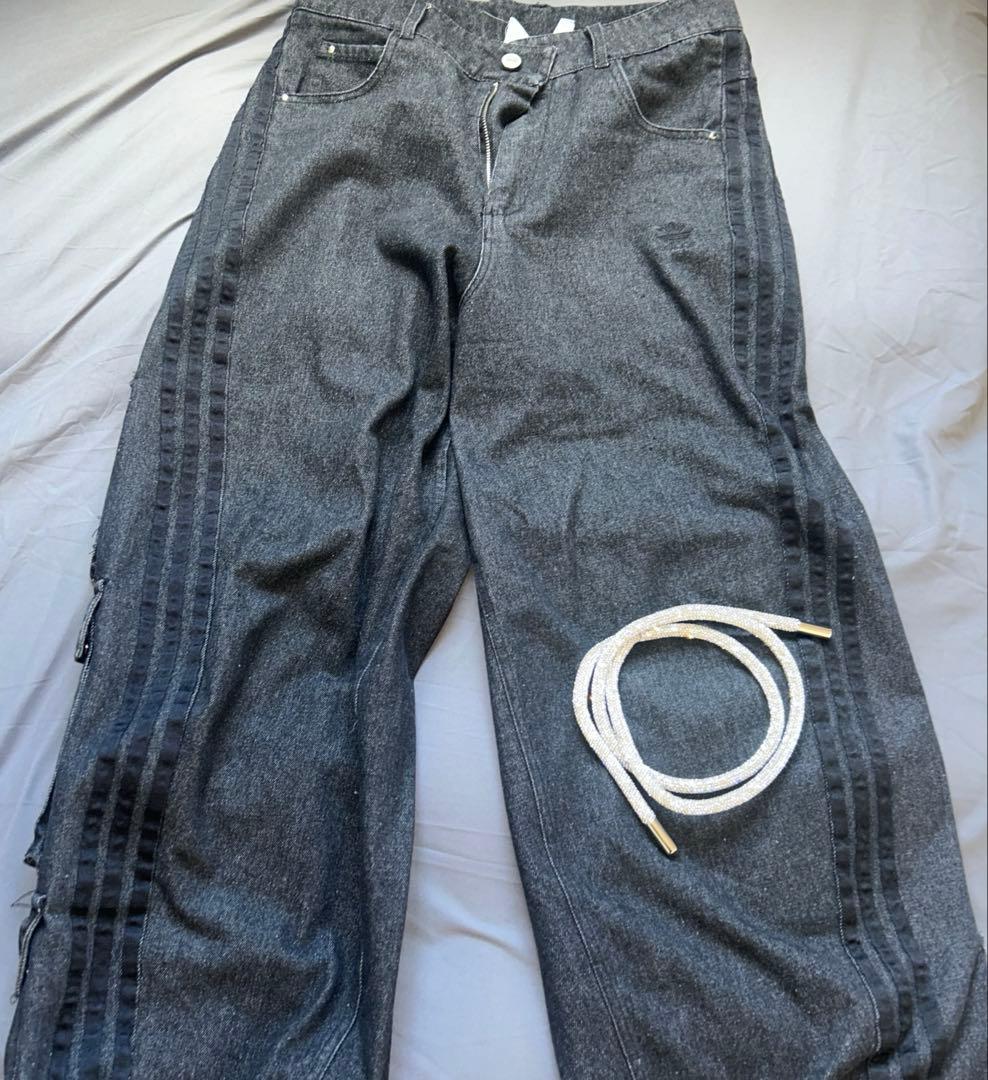 adidas originals デニムカーゴパンツ