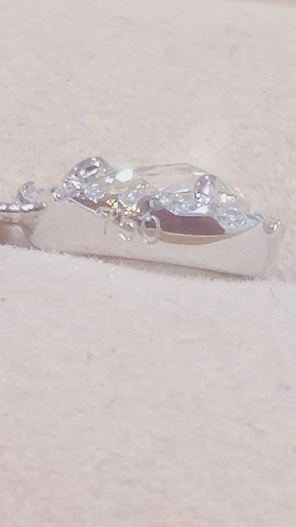 少なめ鑑定書PT900/750(K18)ダイヤ0.237/0.2ペンダントップ