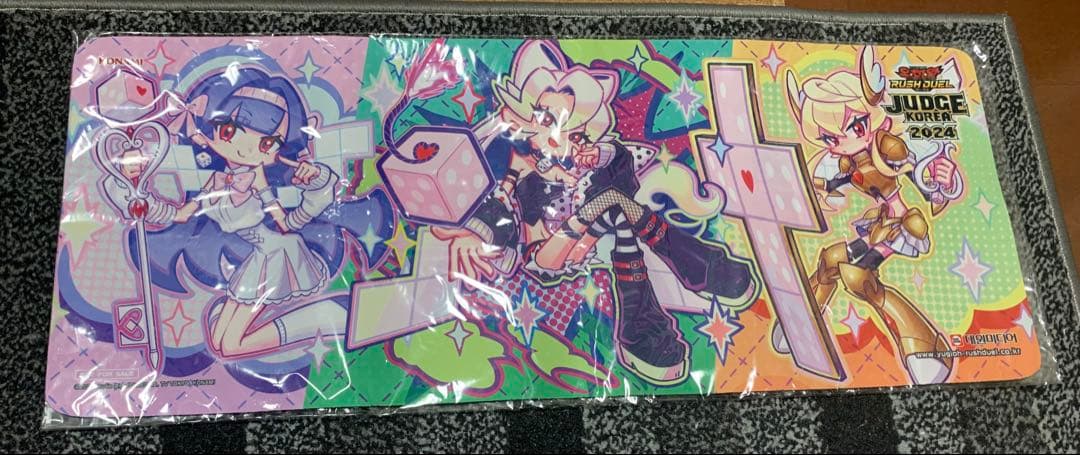 遊戯王 ラッシュデュエル ダイスマイト JUDGE プレイマット 未開封 韓国