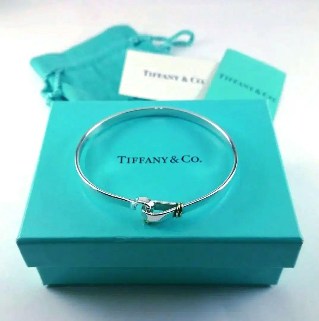 TIFFANY&Co. ティファニー フック＆アイ バングル シルバー 18K