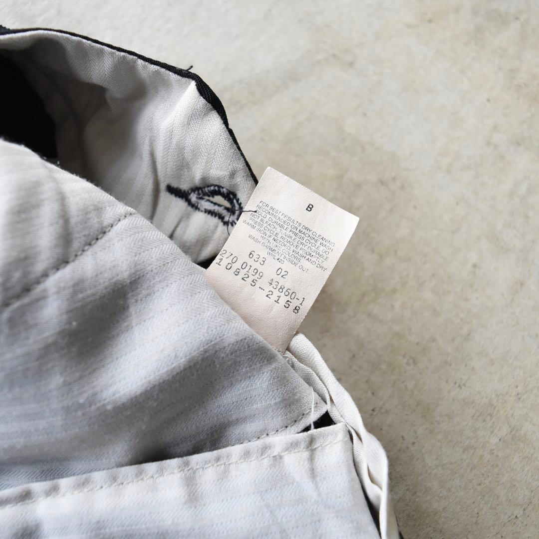 90s SLATES スレイツ ツータックスラックス黒 W34L30 ドッカーズ