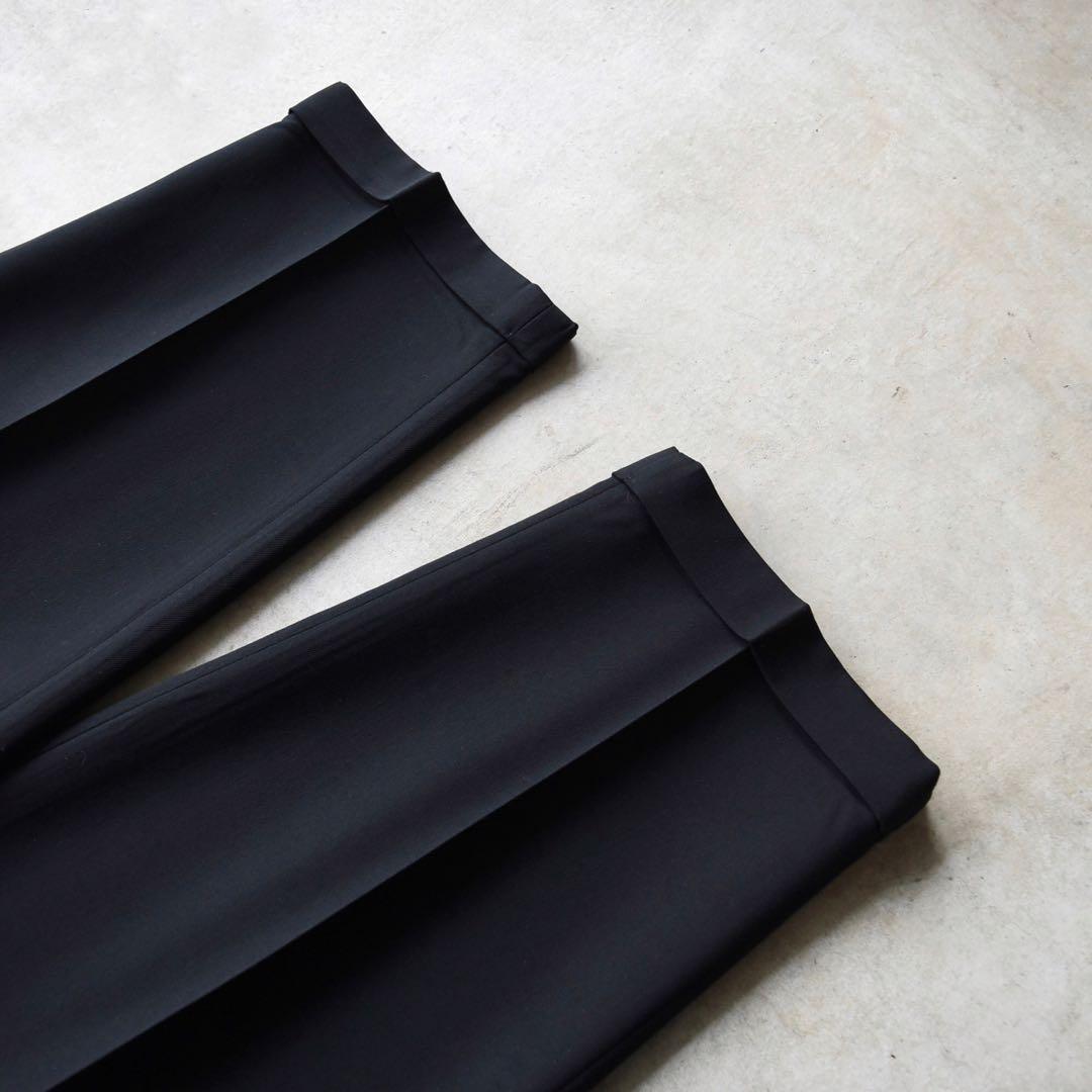 90s SLATES スレイツ ツータックスラックス黒 W34L30 ドッカーズ