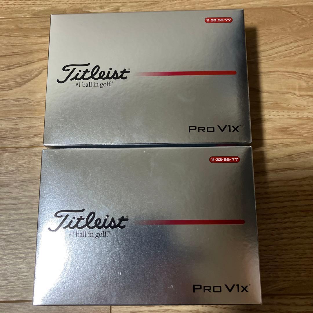 Titleist Pro V1x ゴルフボール 2ダース