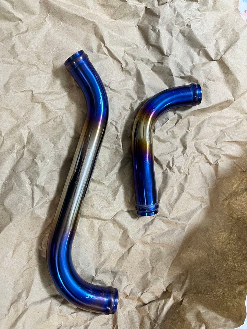 Z900RS トリックスター　チタンラジエターパイプ