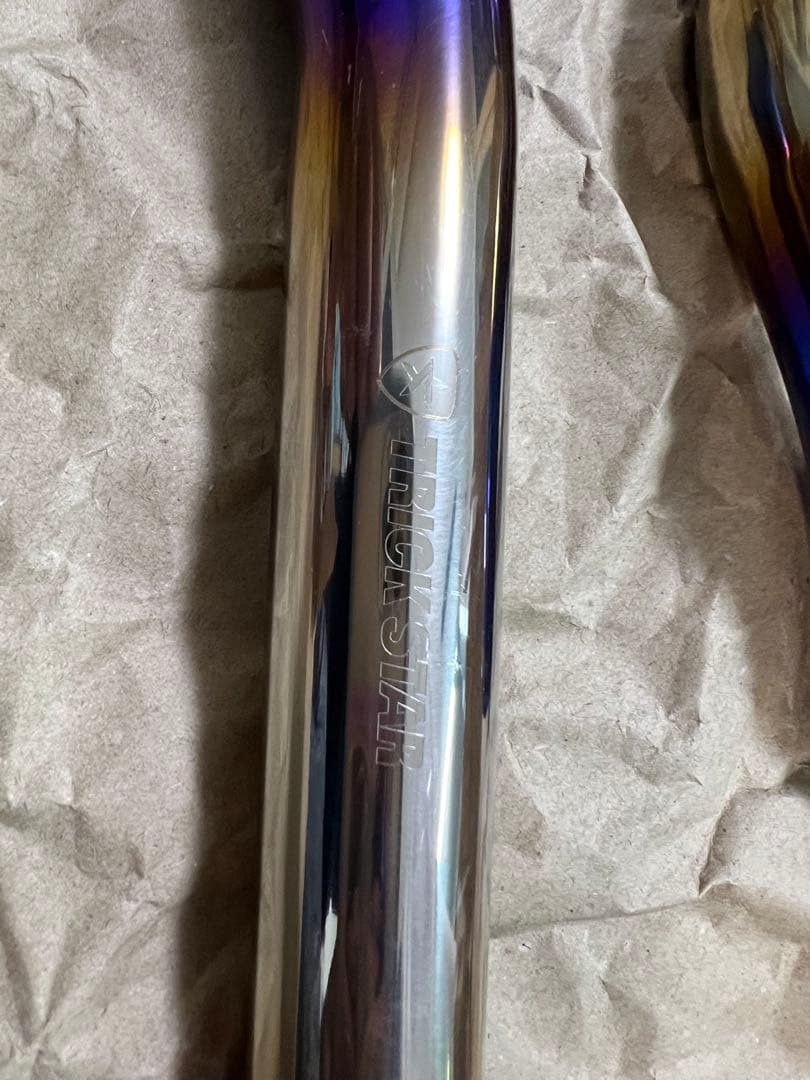 Z900RS トリックスター　チタンラジエターパイプ