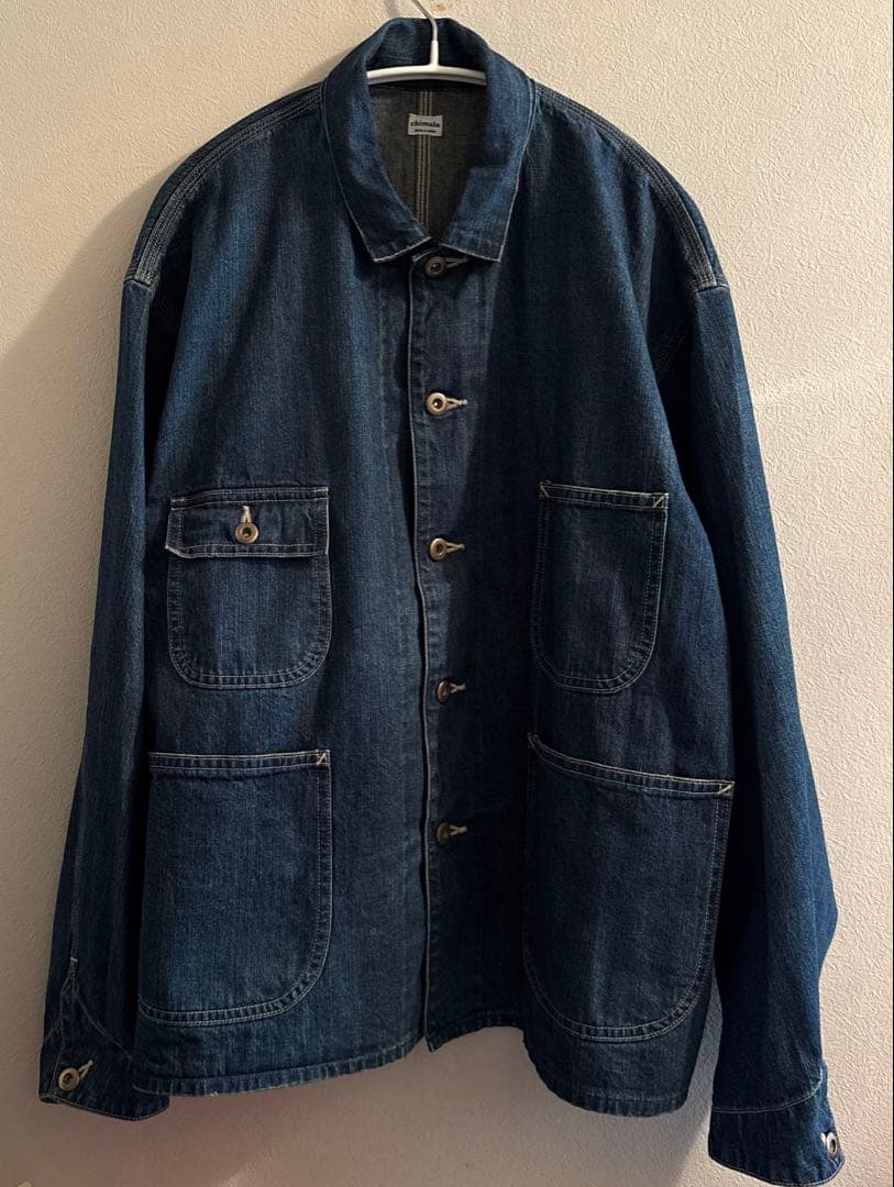 美品　chimala DENIM SHORT WORK JACKET サイズM