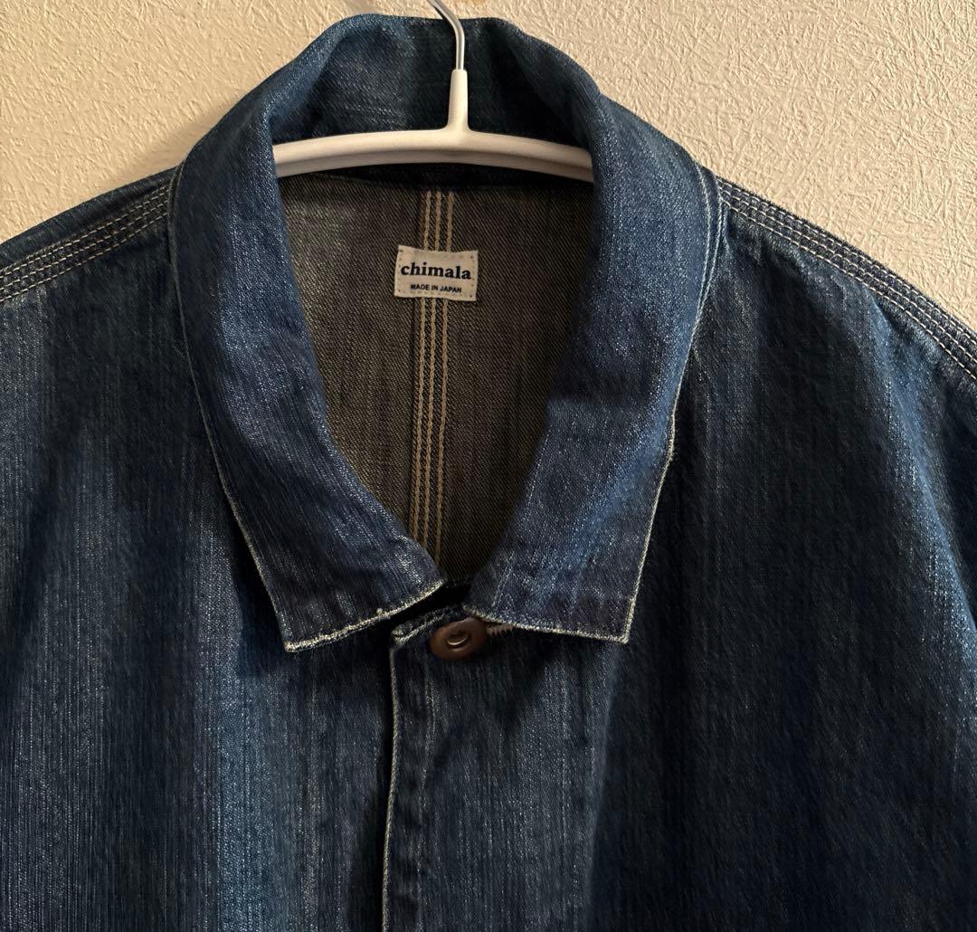 美品　chimala DENIM SHORT WORK JACKET サイズM