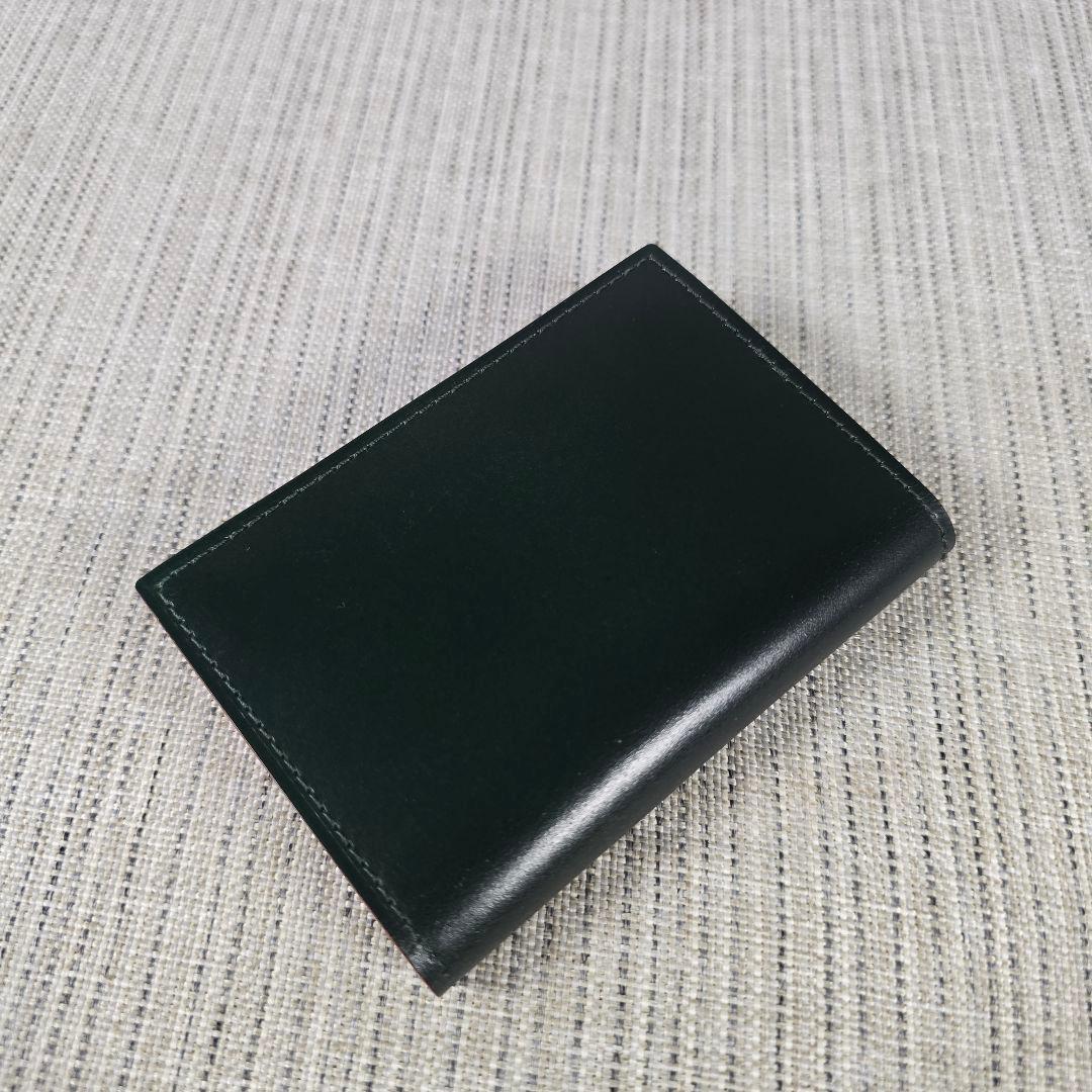 超美品　GANZO　CORDOVAN 　コードバン　 通しマチ　名刺入れ