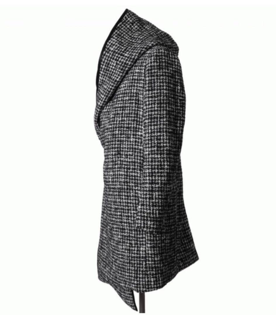 超美品バジュラ　bajra ソフトツイード　パテッドコート