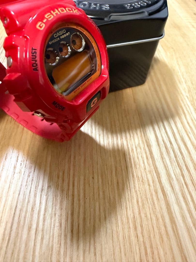 CASIO G-SHOCK DW-6900CB クレイジー カラー 赤 レッド