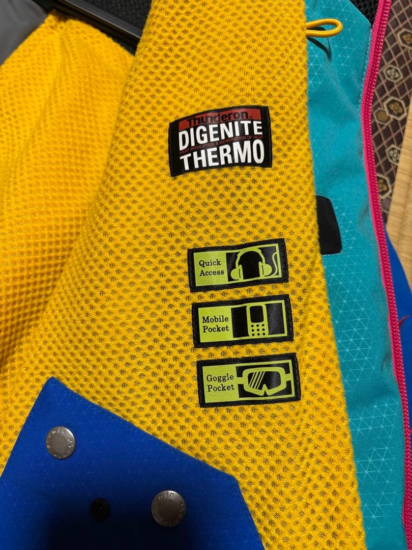 フェニックス　スキーウェア フード付き　メンズM ブルー　ジャケットのみ