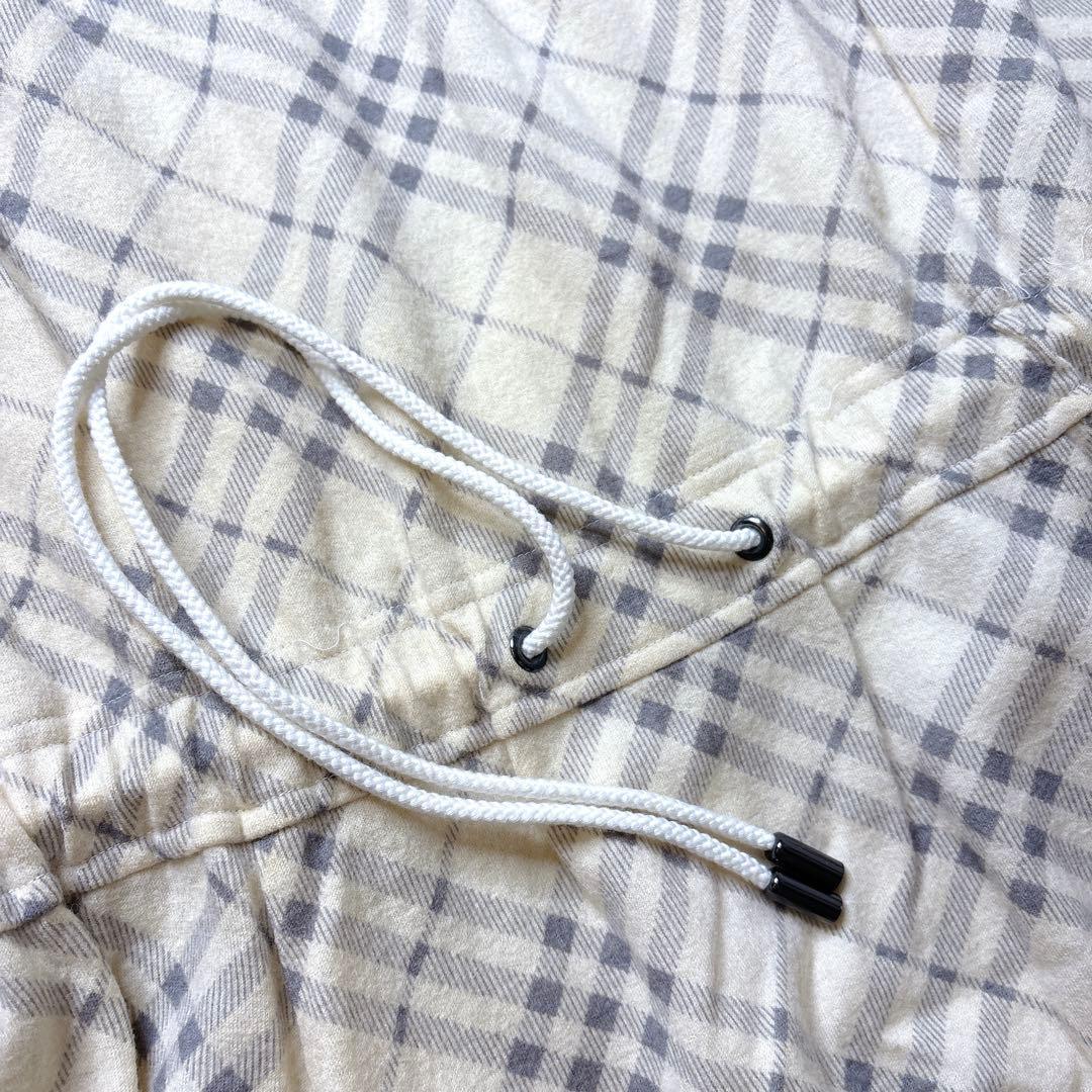 BURBERRY BLUE LABEL ノバチェック ワンピース 38 ロゴ刺繍