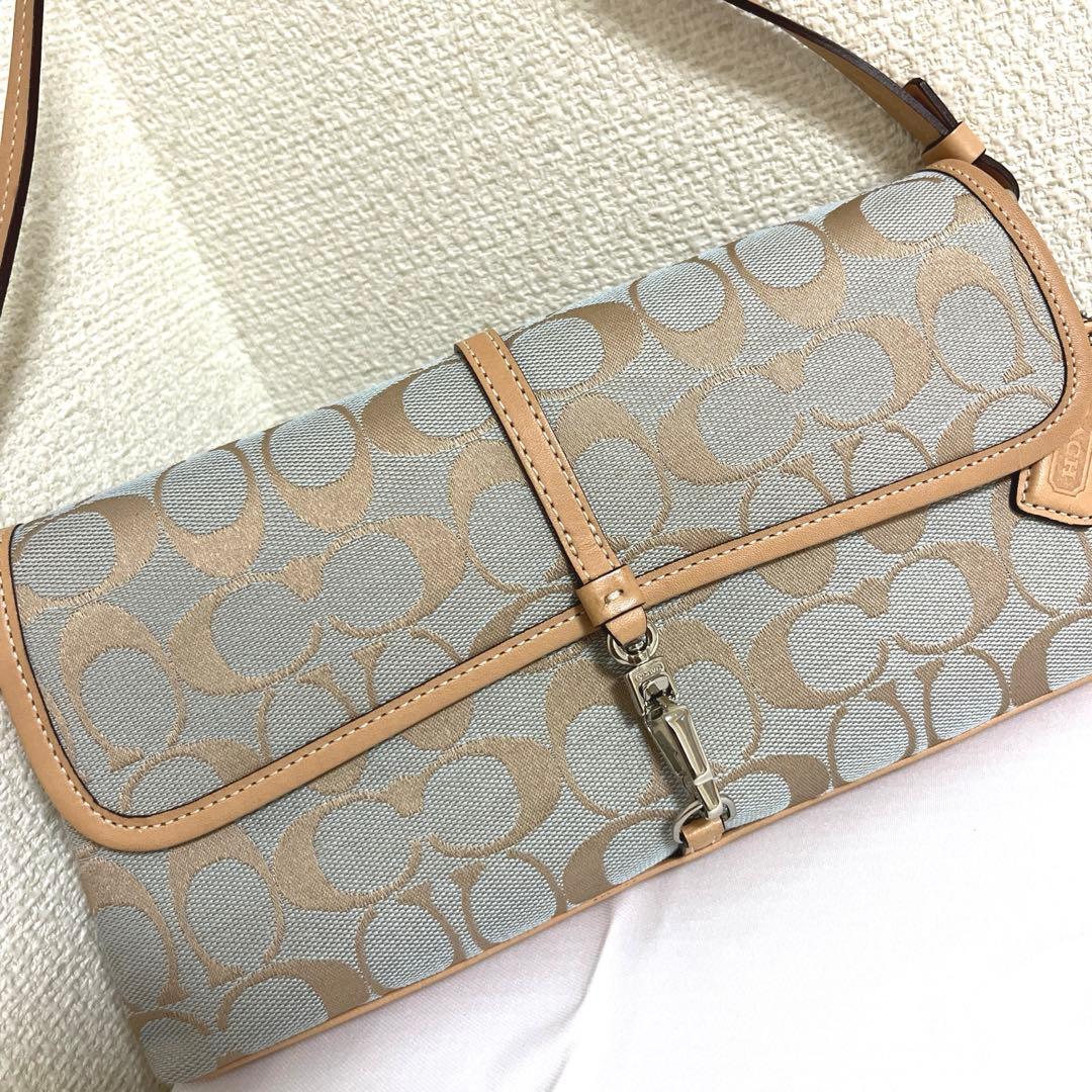 【極美品】コーチ 6348 ソーホー ワンハンドバッグ レザー シグネチャー