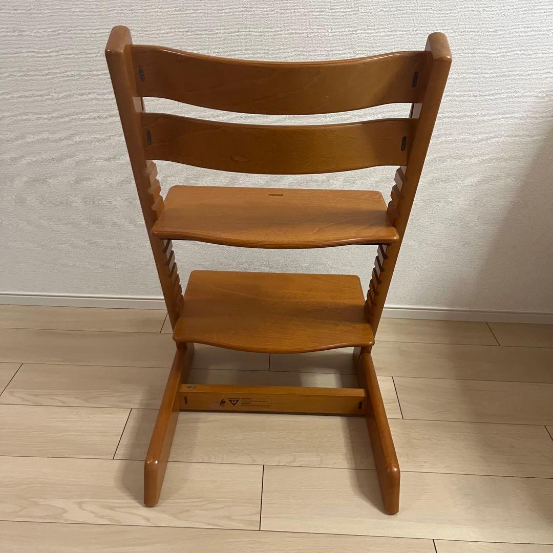 ✨美品✨STOKKE ストッケ　ベビーチェア木製 チェリー色