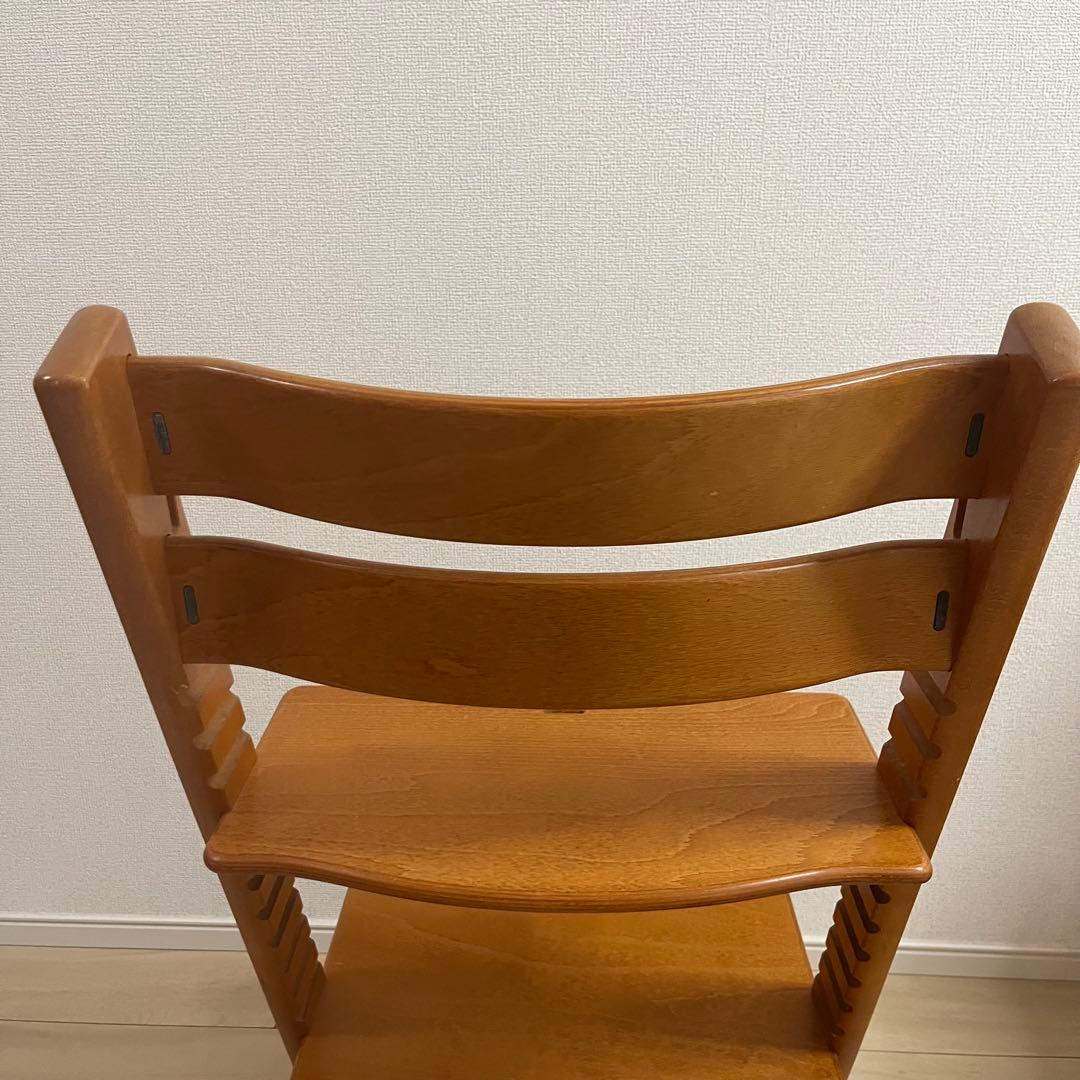✨美品✨STOKKE ストッケ　ベビーチェア木製 チェリー色