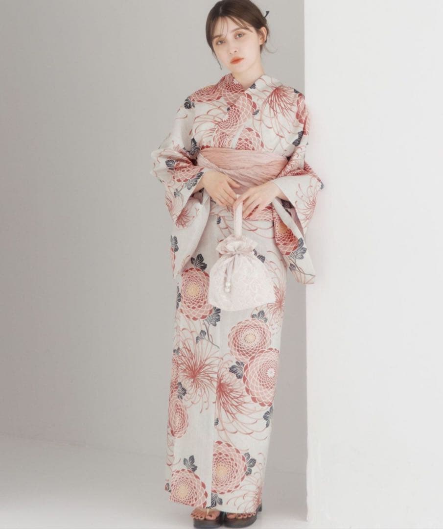 Dita【 繚乱桜花】大人浴衣/フェミニン/ピンク/完売品