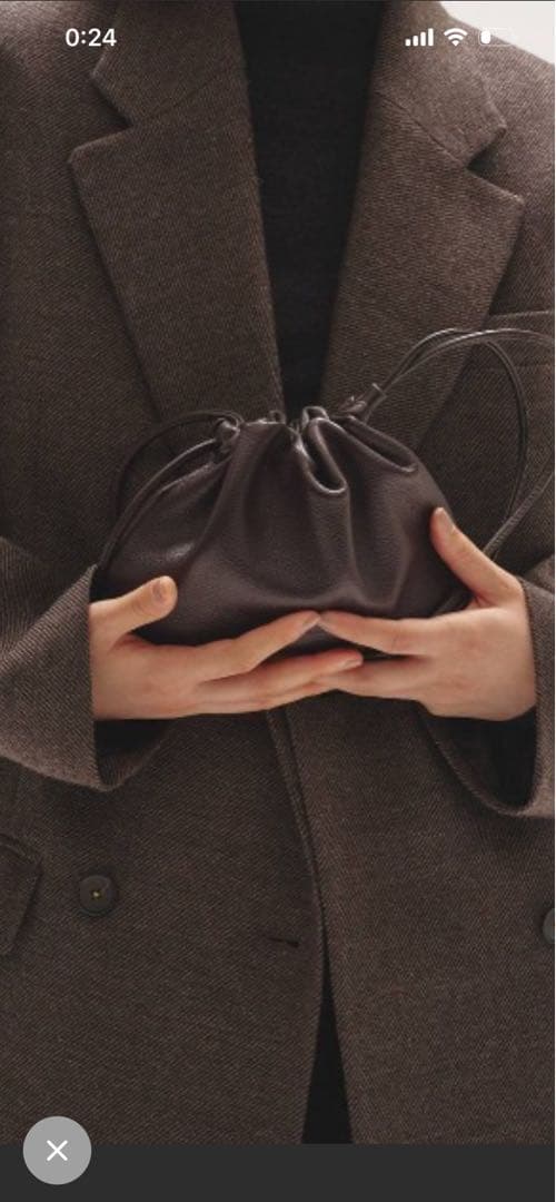 最終お値下げ‼️TODAYFUL Drawstring Leather Bag