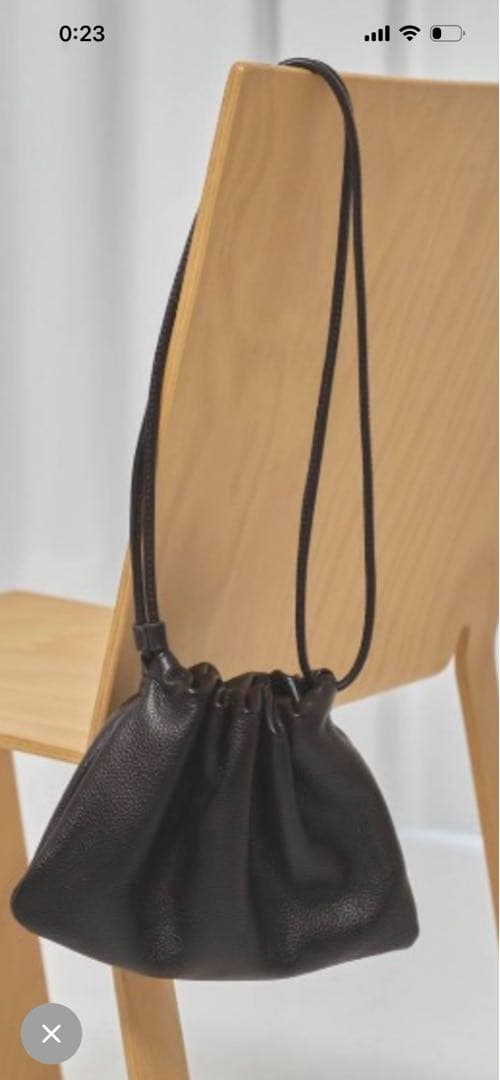 最終お値下げ‼️TODAYFUL Drawstring Leather Bag