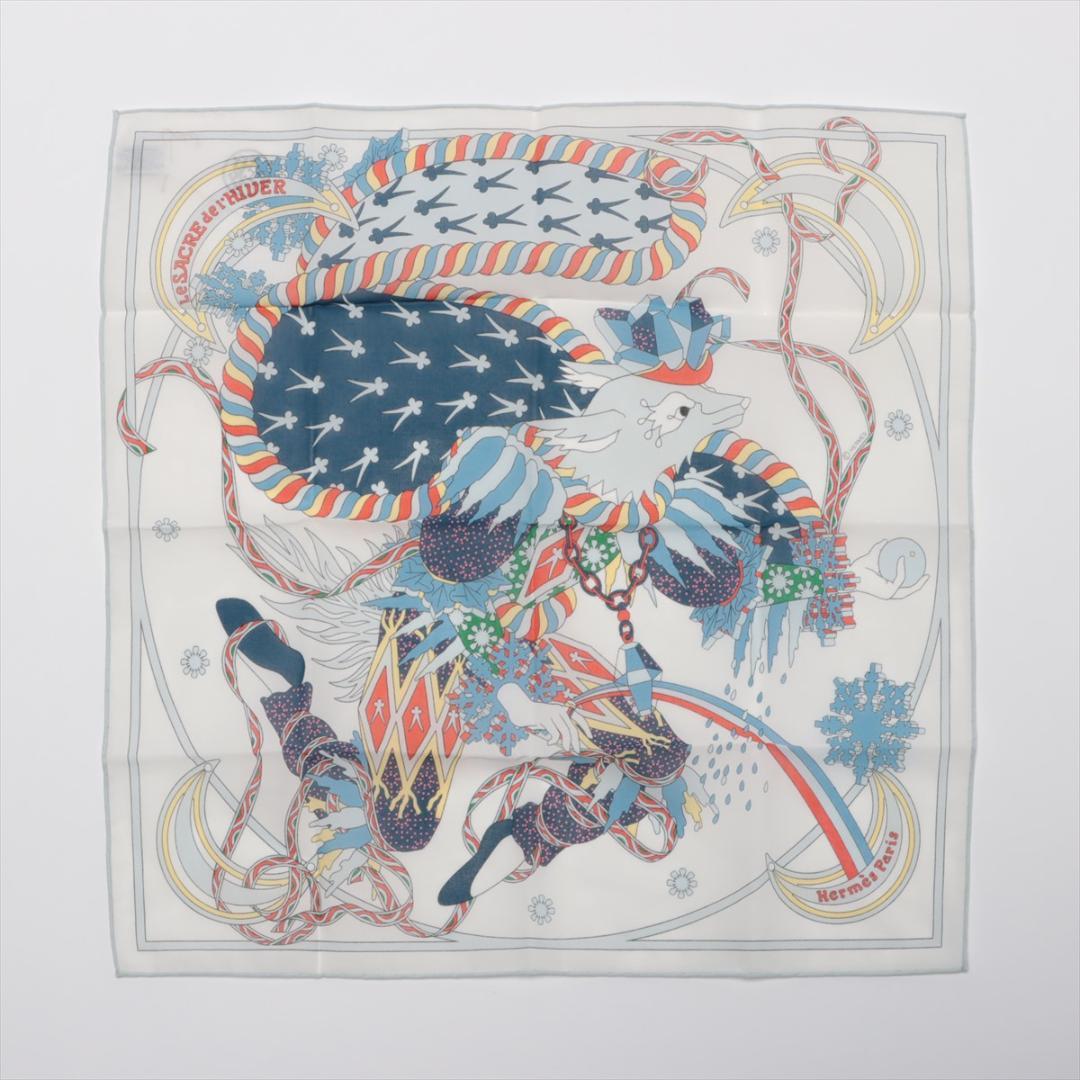 【ほぼ未使用】エルメス カレ45 冬の祭典Le Sacre de l’Hiver