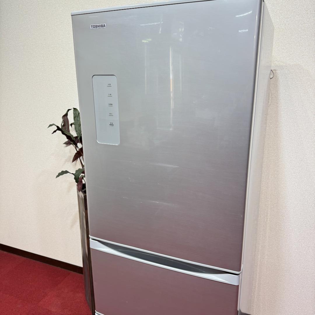 東京23区送料無料　美品東芝　5ドア冷蔵庫　410L　製氷機有　GR-417GL