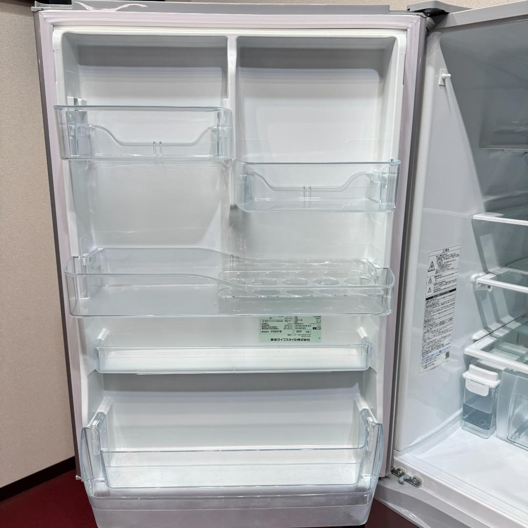 東京23区送料無料　美品東芝　5ドア冷蔵庫　410L　製氷機有　GR-417GL