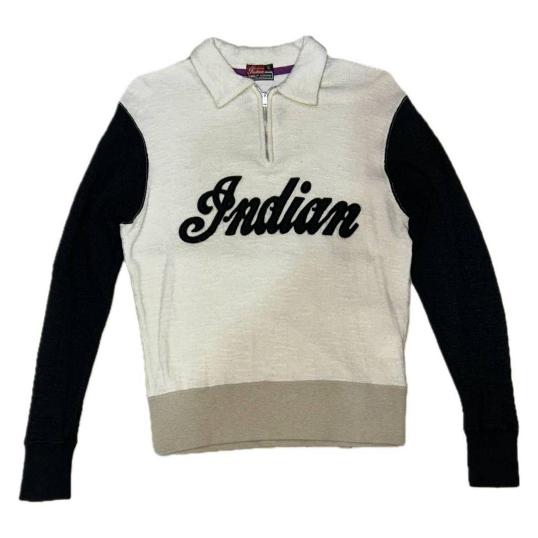 Indian インディアン レーシング セーター ニット バイカー ハーレー