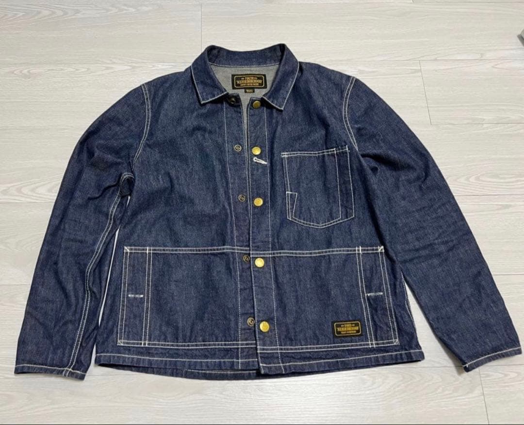 NEIGHBORHOOD インディゴデニムカバーオール S