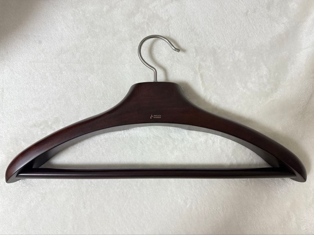 新品　♡ナカタハンガー　AUT-02　 木製ハンガー　一本物　43cm