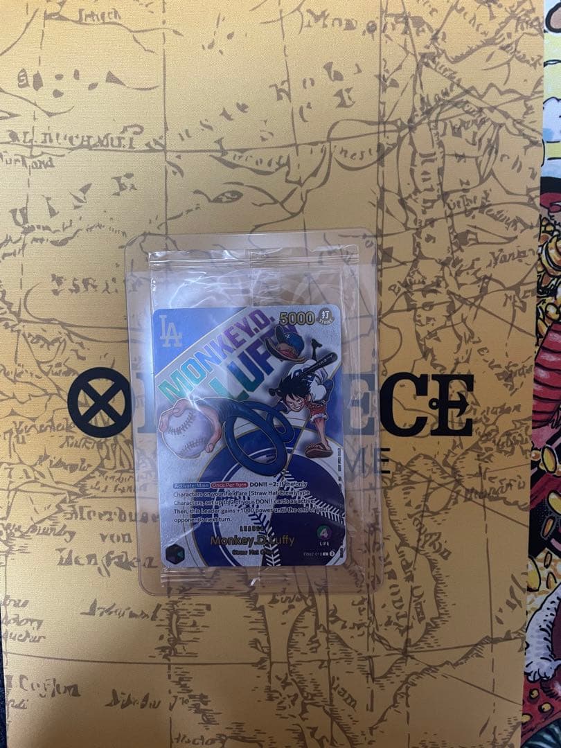 【12/31まで】 未開封 モンキー・D・ルフィ ドジャース EB02-010