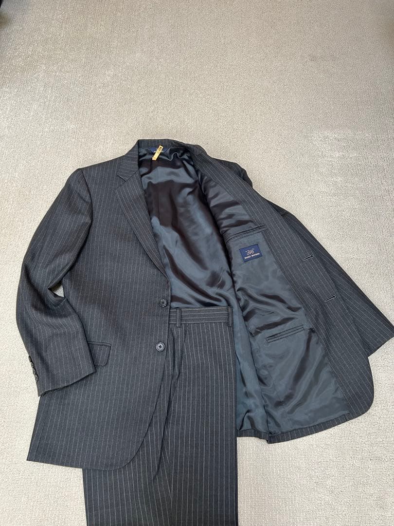 ブルックスブラザーズ346 ビジネススーツ グレーストライプ