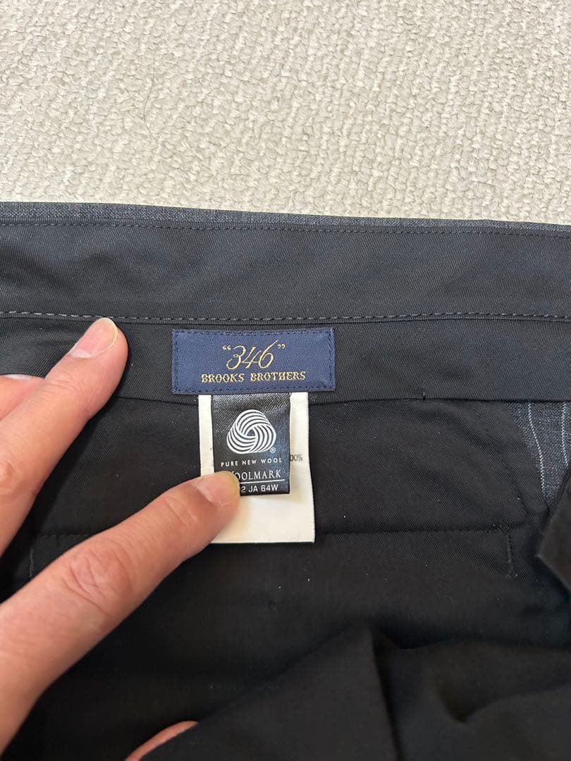 ブルックスブラザーズ346 ビジネススーツ グレーストライプ