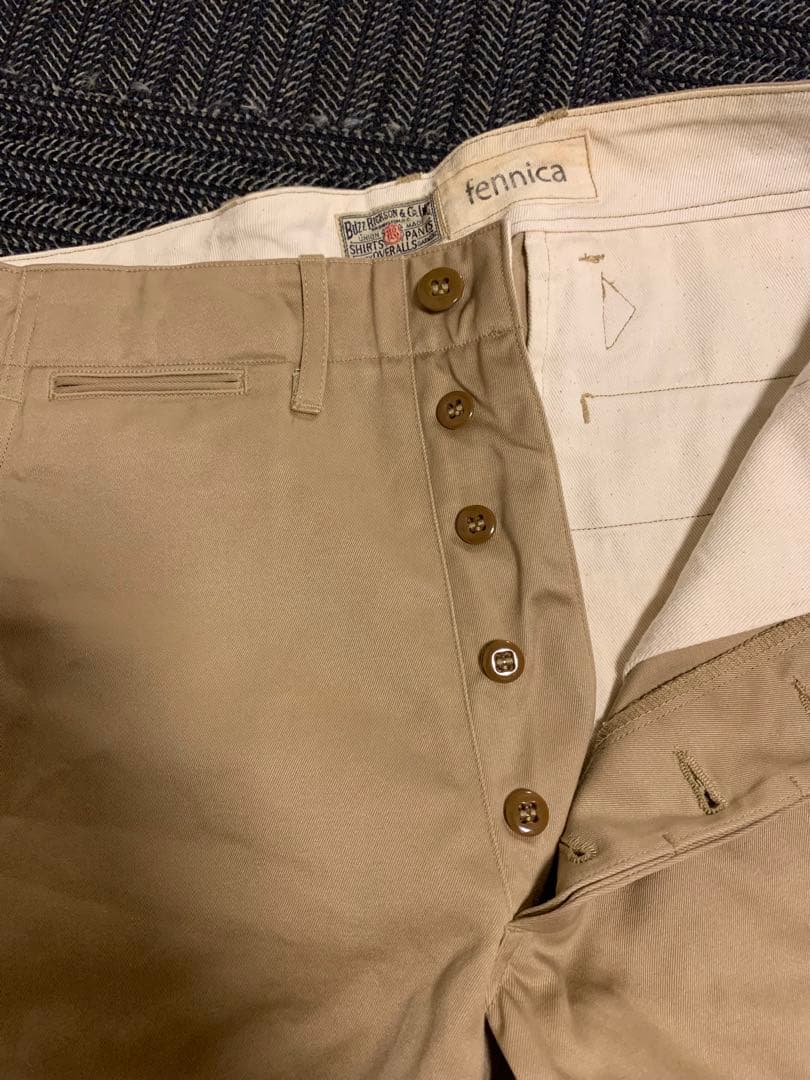 新品 Buzz Rickson fennica別注 ミリタリーチノ 28 日本製