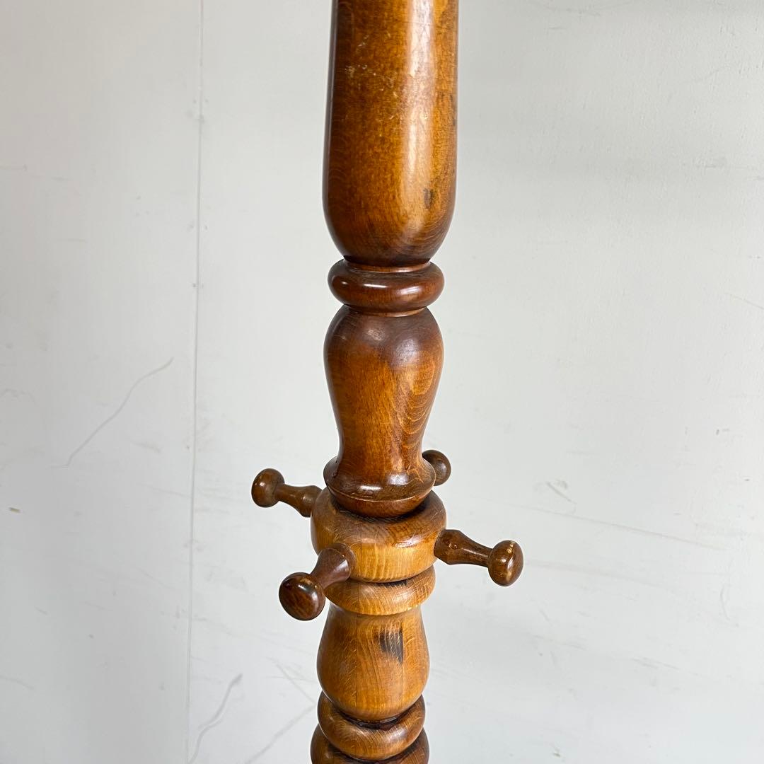 オールド カリモク ハンガーラック 昭和レトロ コロニアル z441