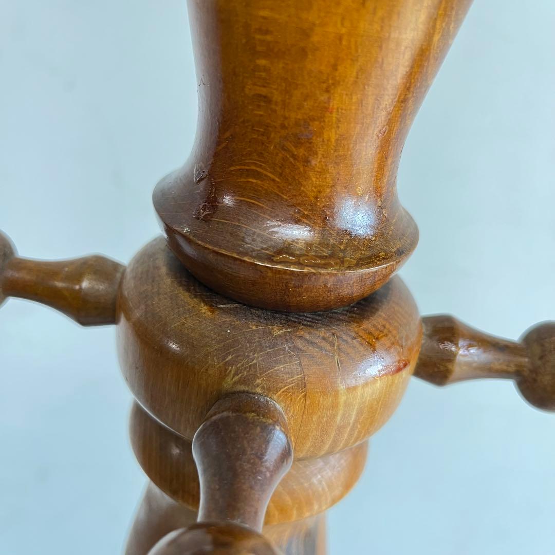 オールド カリモク ハンガーラック 昭和レトロ コロニアル z441