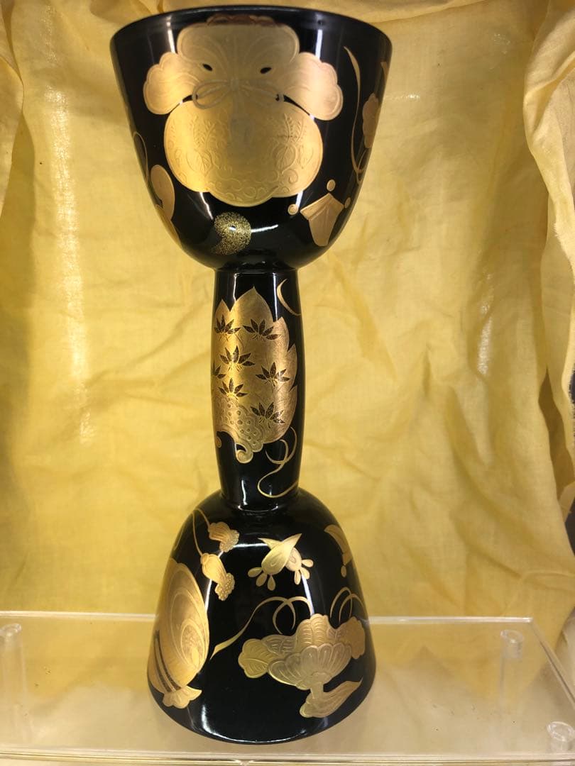 小鼓　胴　蒔絵