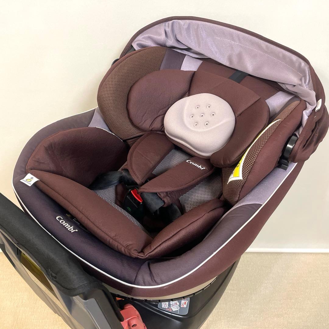 美品❗️コンビ✨WL ネルーム エッグショック✨360℃回転式チャイルドシート