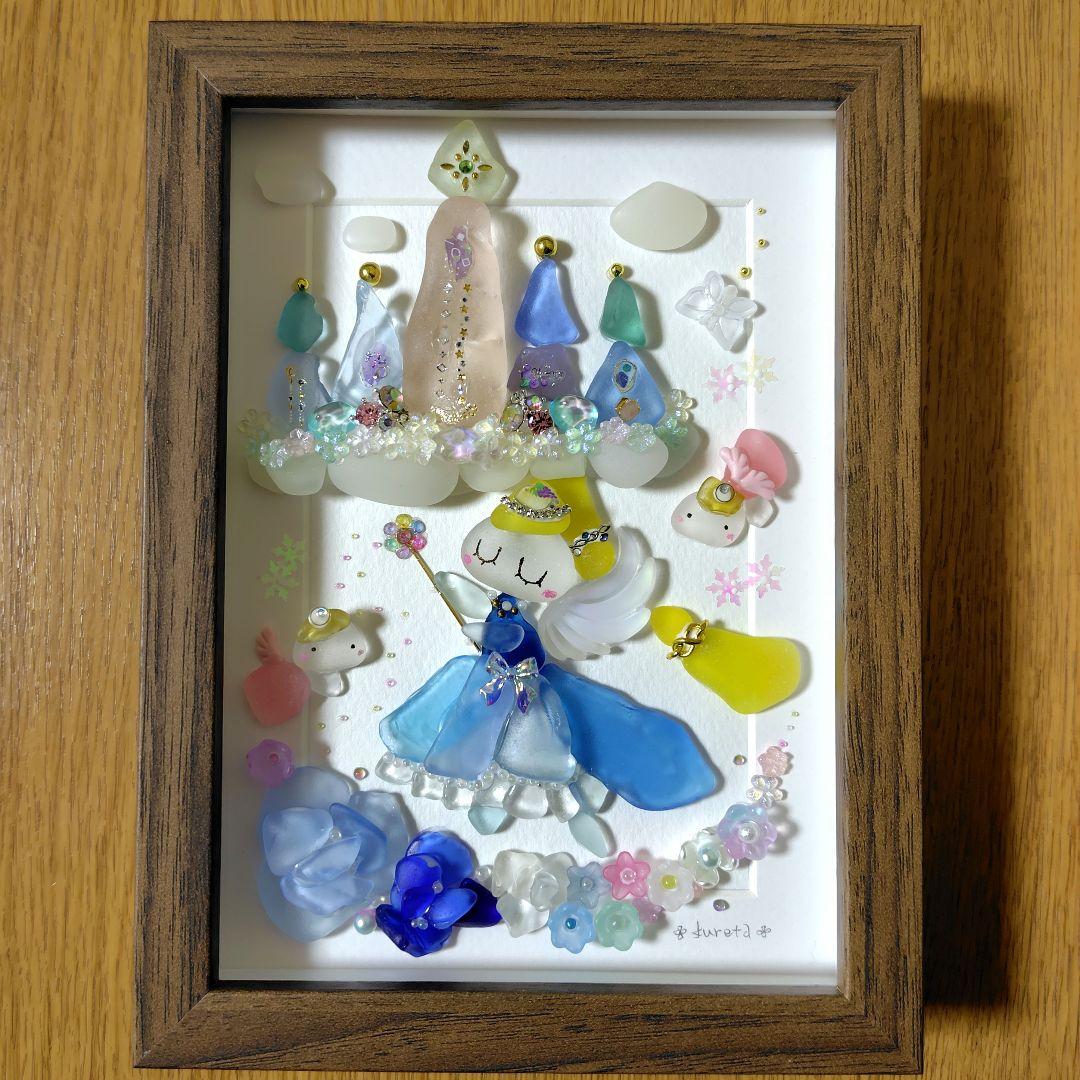 7-38「エンジェルズキャッスル」excellent　ver.　シーグラスアート