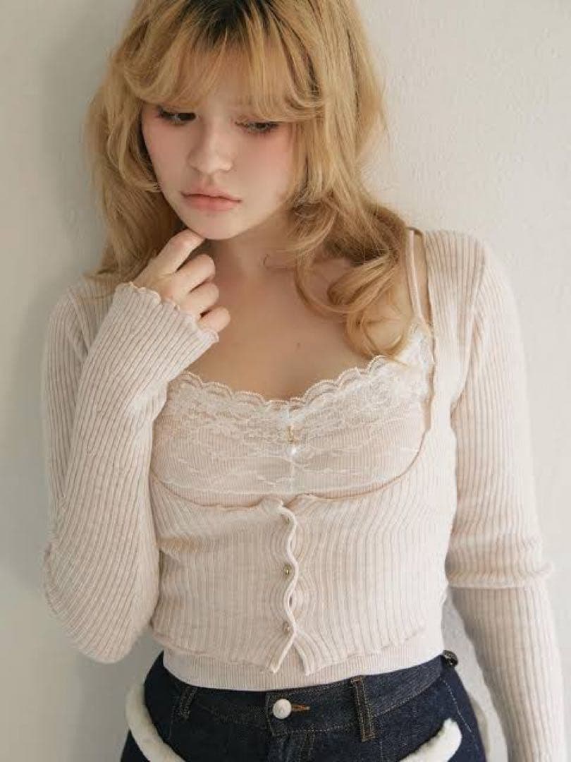 トップス Maisie lace camisole set andmary