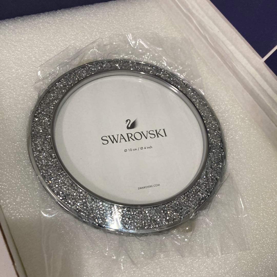 おとも商品です‼️新品 スワロフスキー 写真立て ラウンド型 Minera