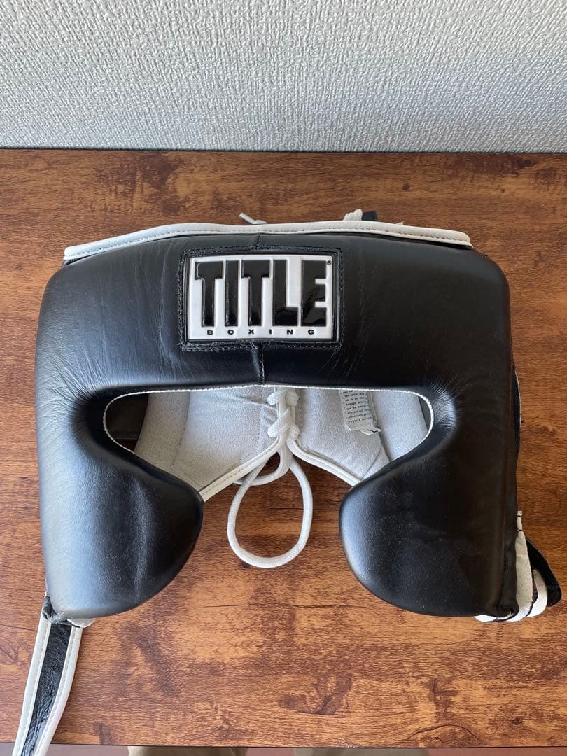S　TITLE ボクシング ヘッドギア 黒