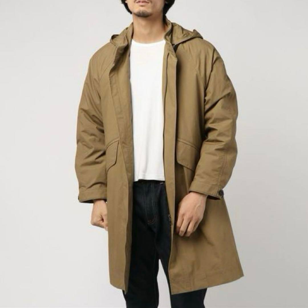 美品 MHL 3way フード ダウン 取外可 モッズ コート ライナー ロング