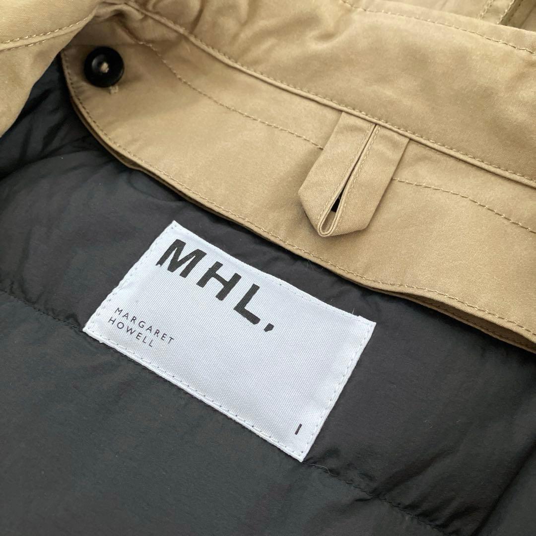 美品 MHL 3way フード ダウン 取外可 モッズ コート ライナー ロング